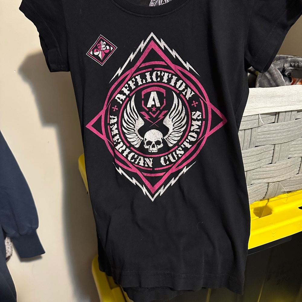 COPY - Affliction Kids Black Graphic T-Shirt